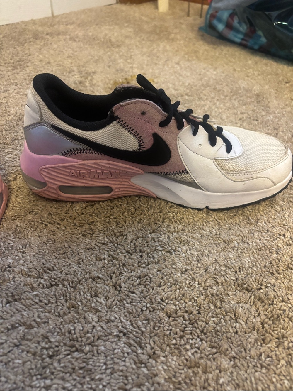 Nike Women's Air Max Trainer Sneaker - Pink, White & Black